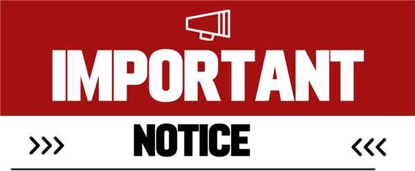  Important Notice